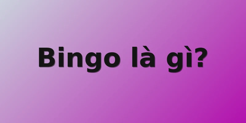 Bingo là gì?