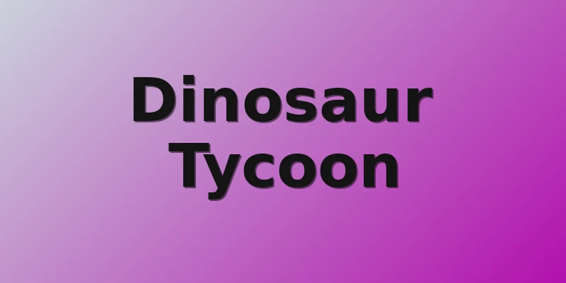 Dinosaur Tycoon